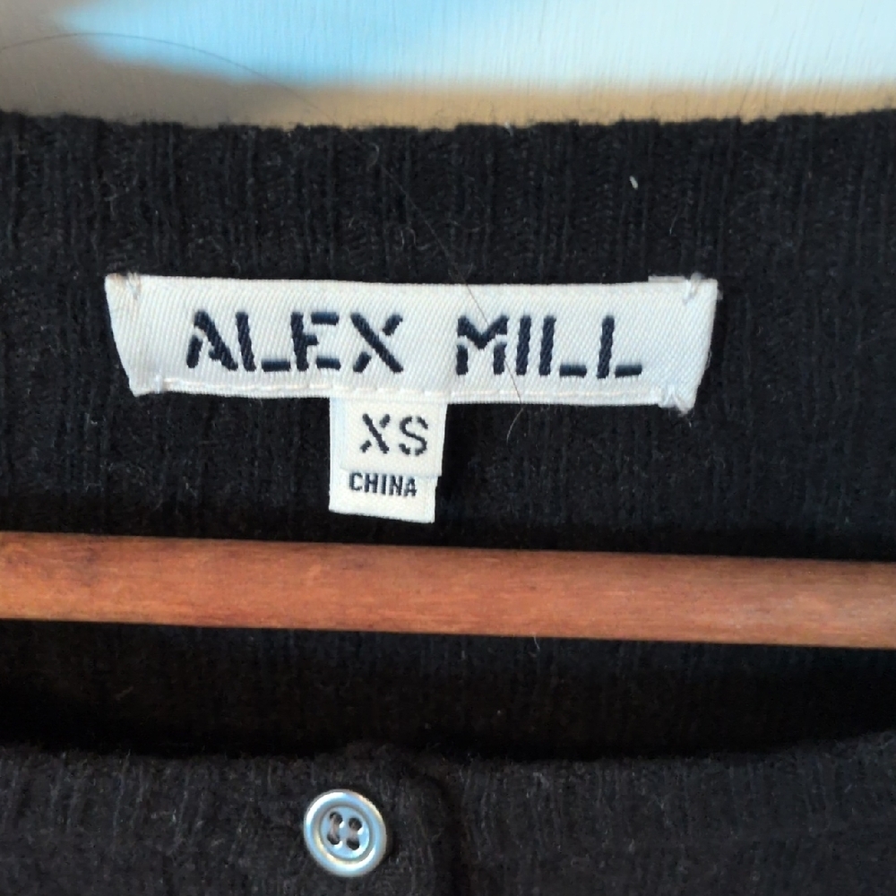 Alex Mill Women's Black Cardigan Sweater - Picture 3 of 8